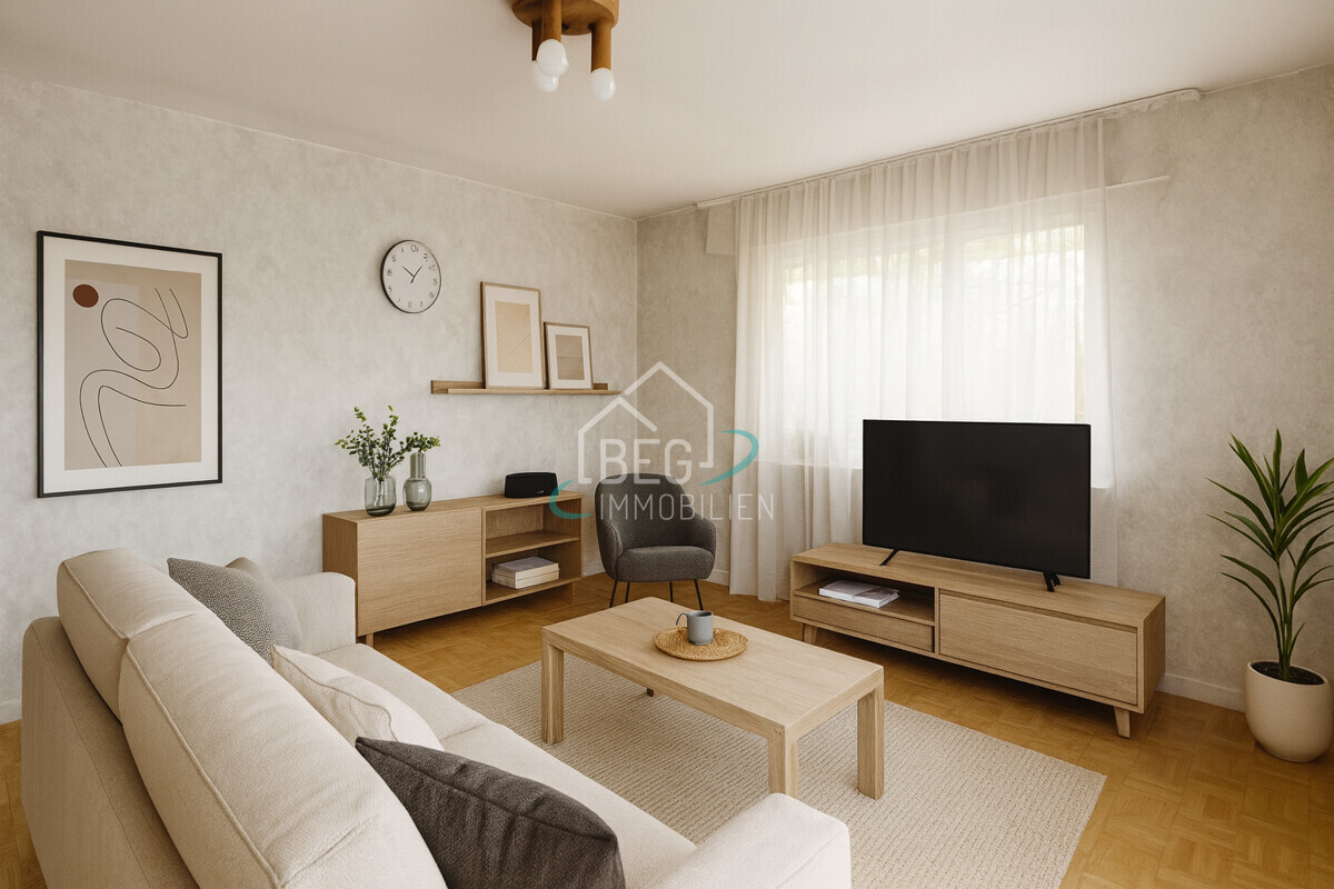 virtuelle Möblierung Wohnzimmer