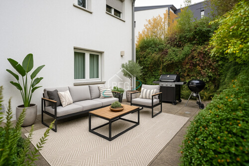 virtuelle Möblierung Terrasse