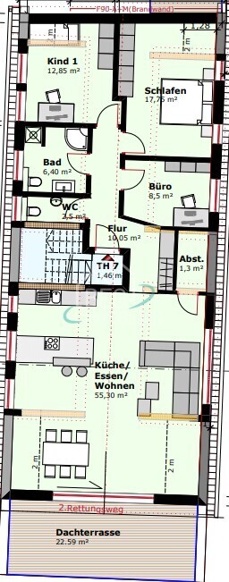 Obergeschoss Gebäude 3