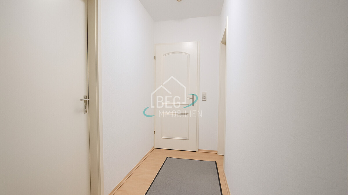 virtuell entmöblierter Flur 