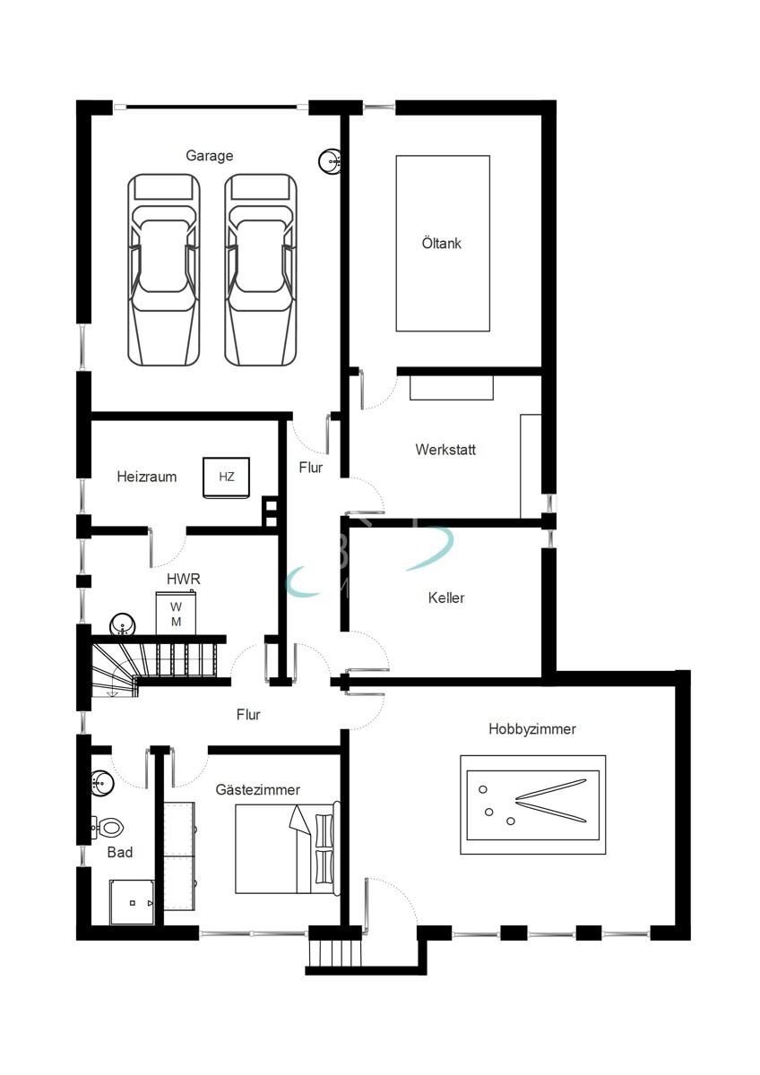 Grundriss Untergeschoss