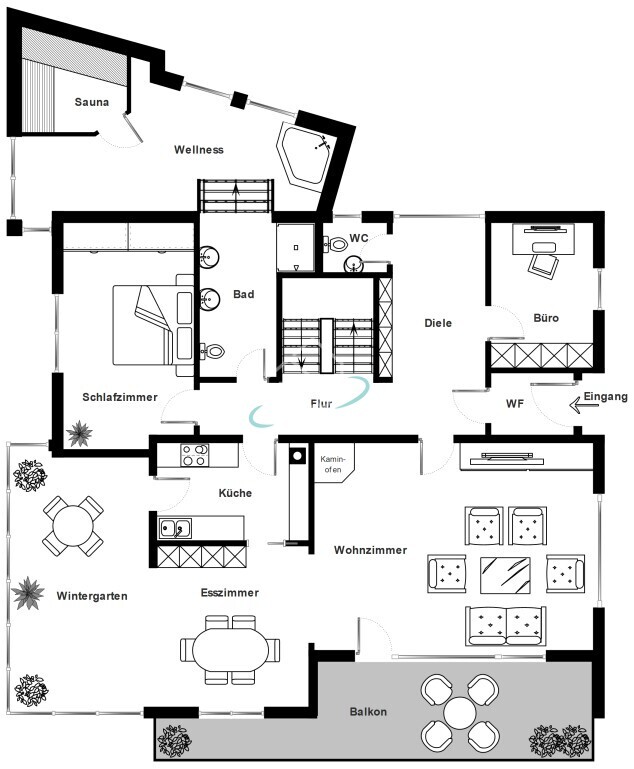 Grundriss Erdgeschoss