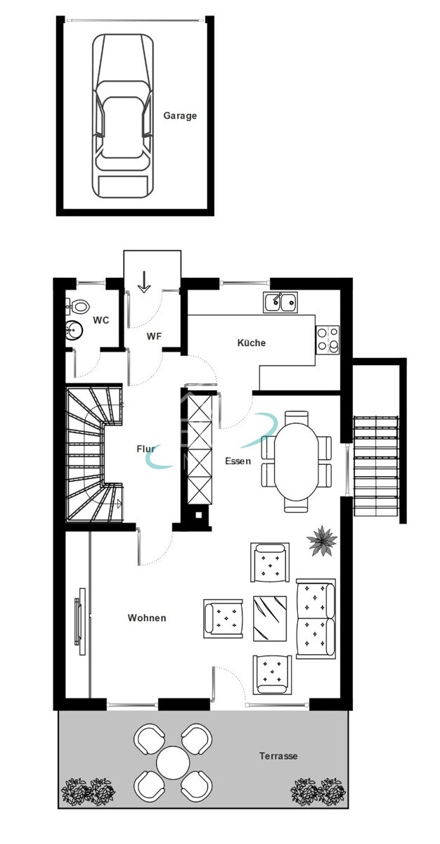 Grundriss Erdgeschoss