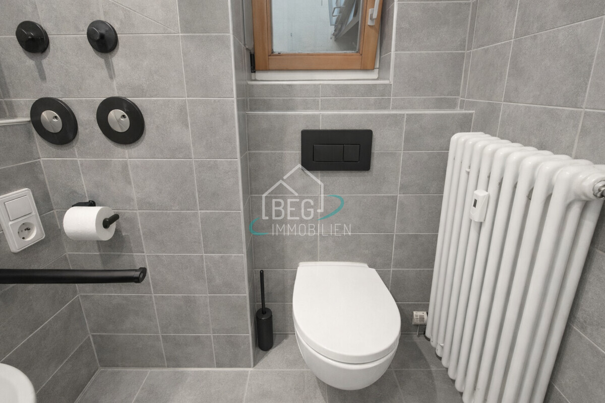 virtuell bearbeitetes Badezimmer 