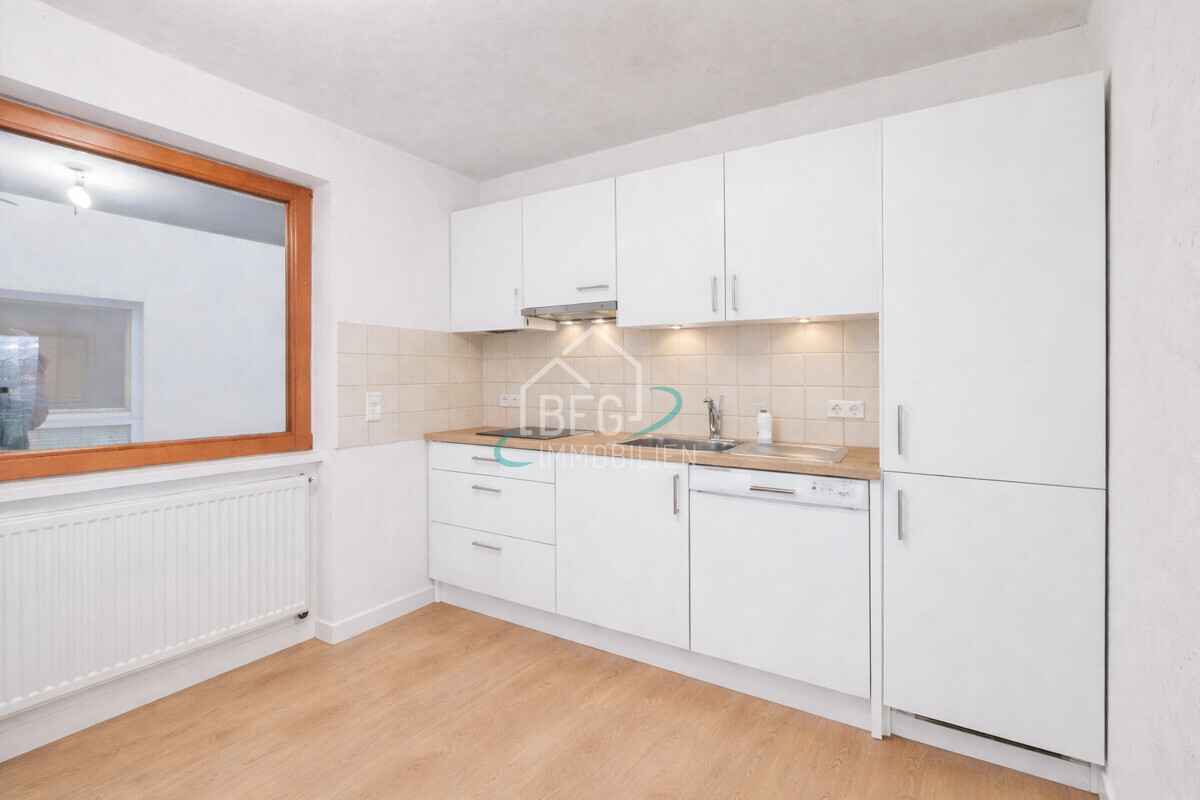 virtuell bearbeitete Küche