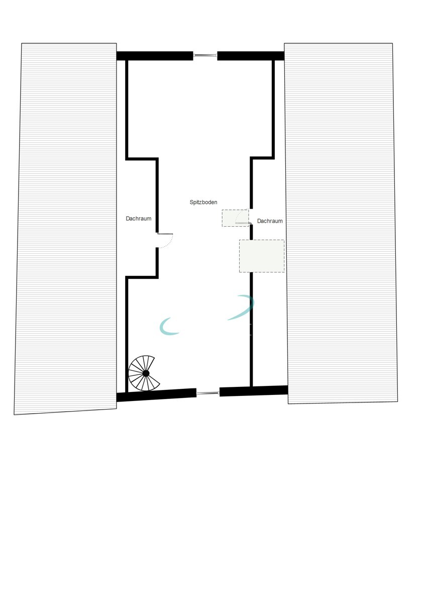 Grundriss Spitzboden
