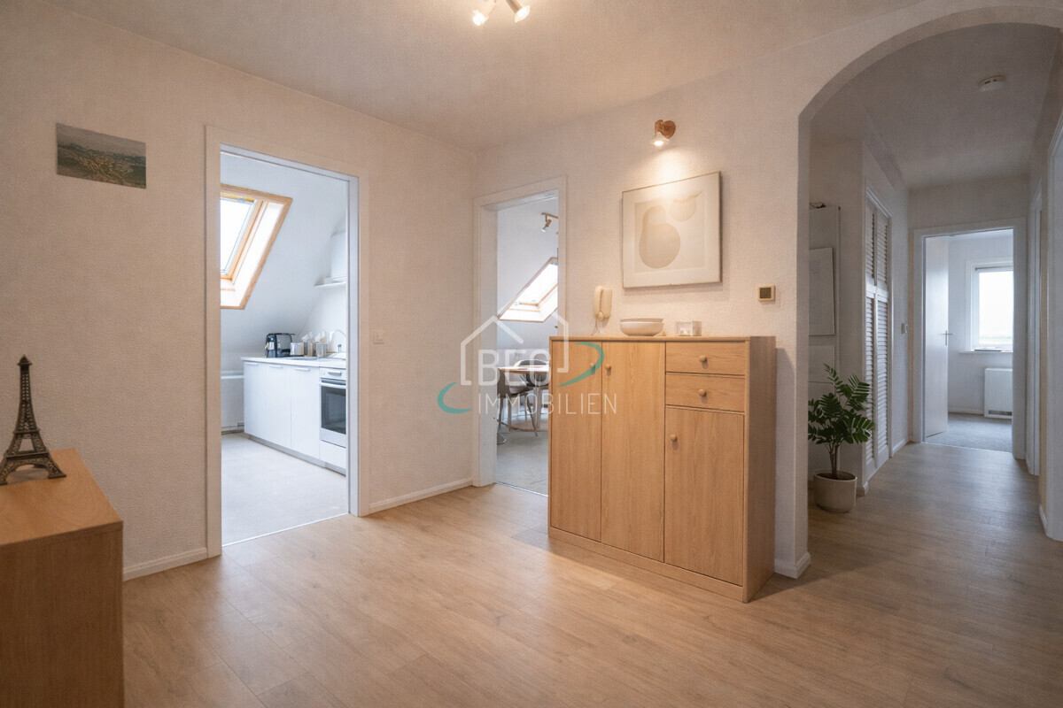 virtuell bearbeiteter Flur