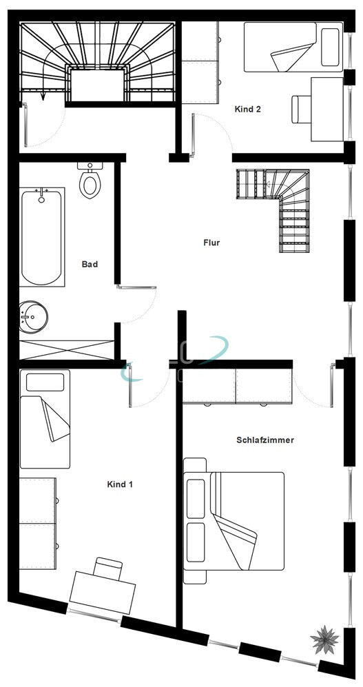 Grundriss 2. Obergeschoss