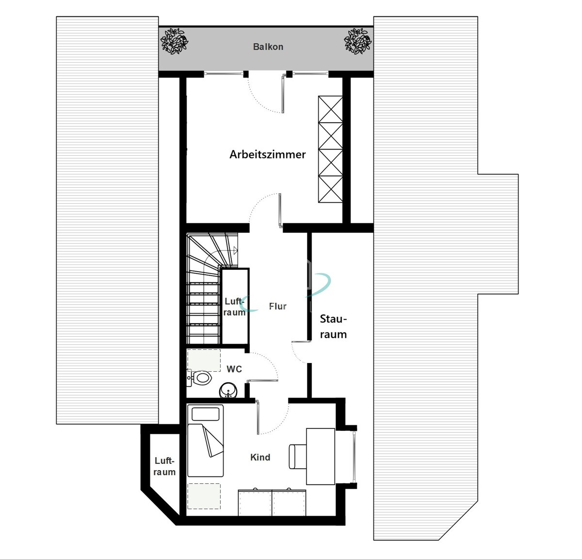Grundriss 2. Dachgeschoss
