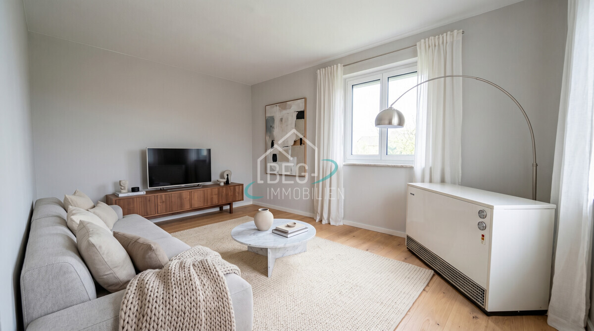 Wohnzimmer Erdgeschoss mit KI