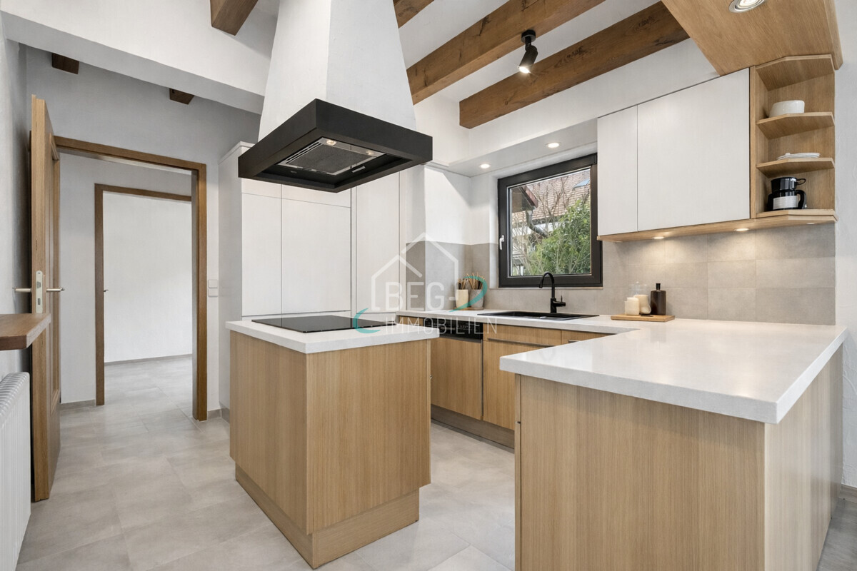 virtuell möblierte Küche