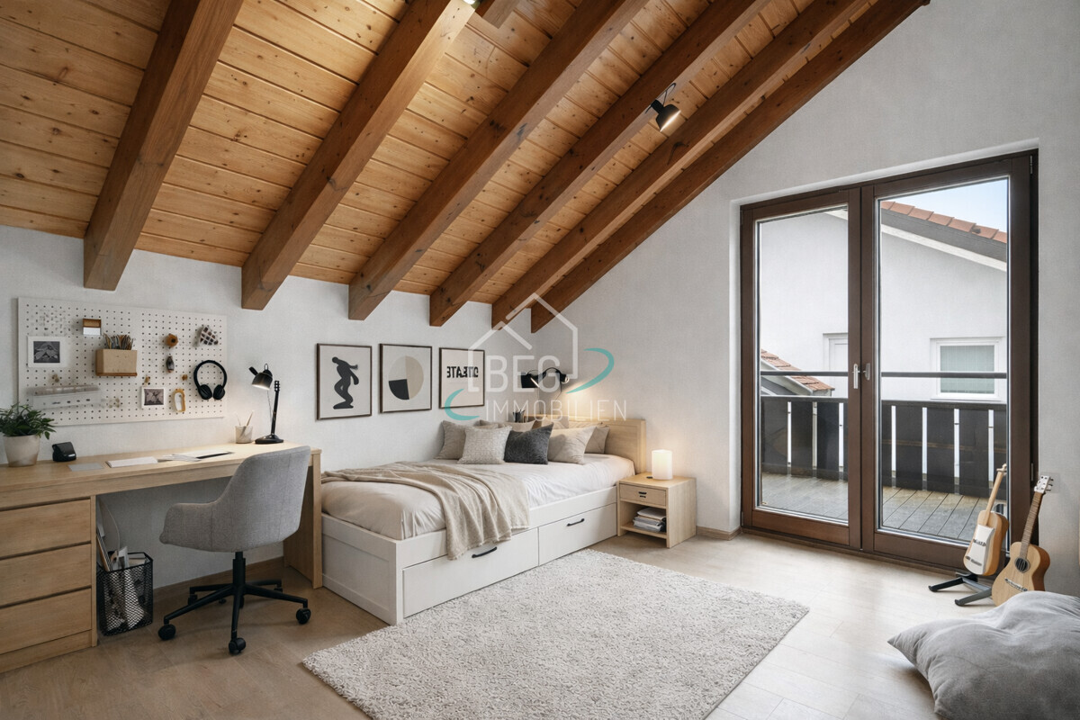 virtuell möbliertes Kinderzimmer