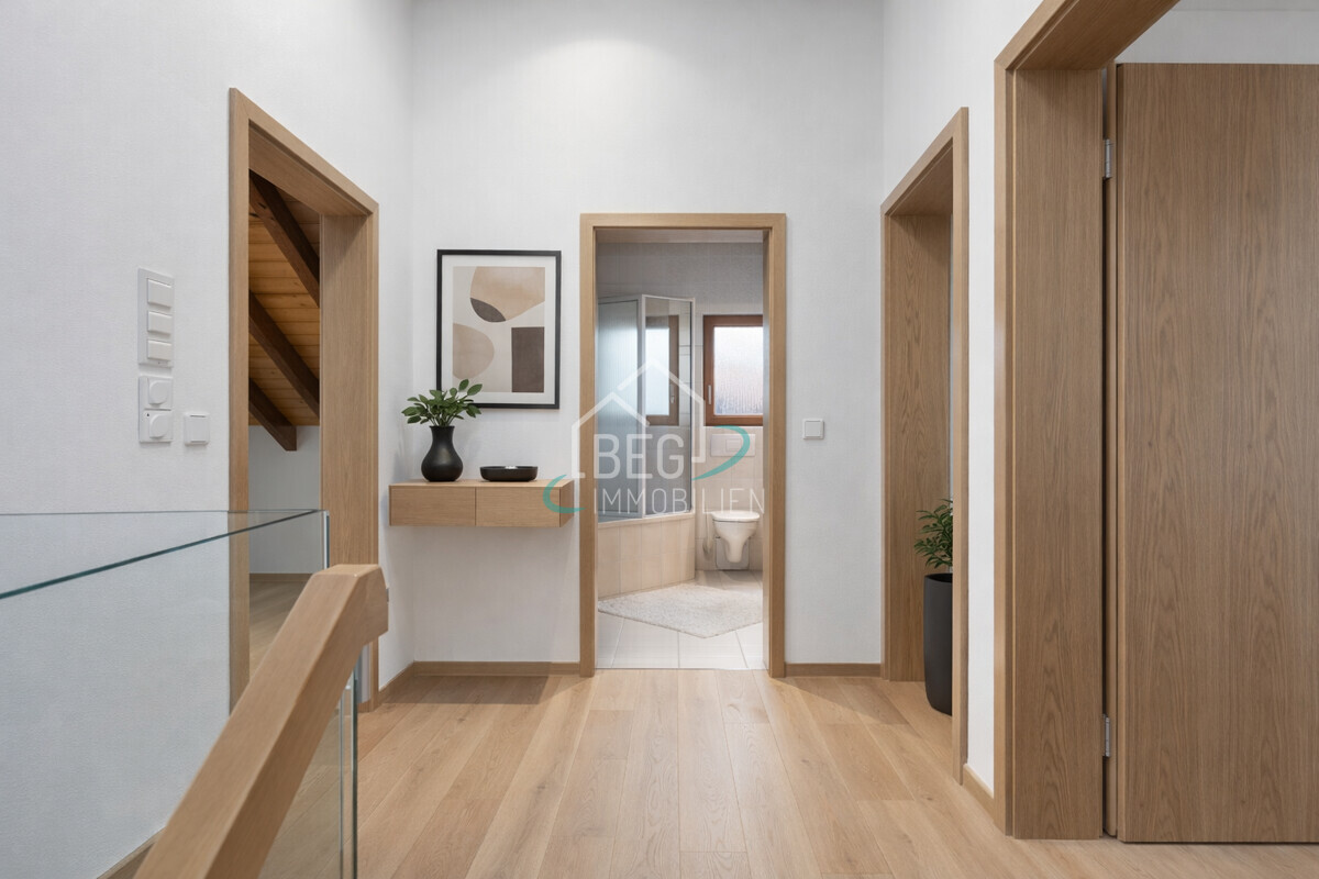 virtuell möblierter Flur