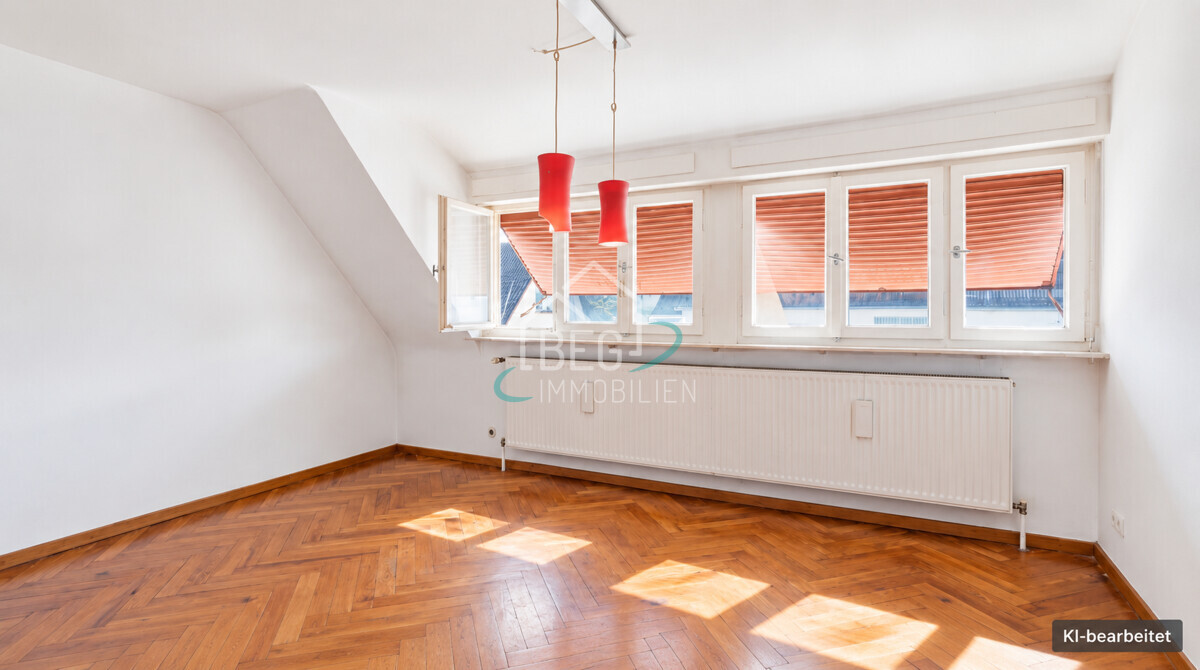Wohnzimmer virtuell bearbeitet