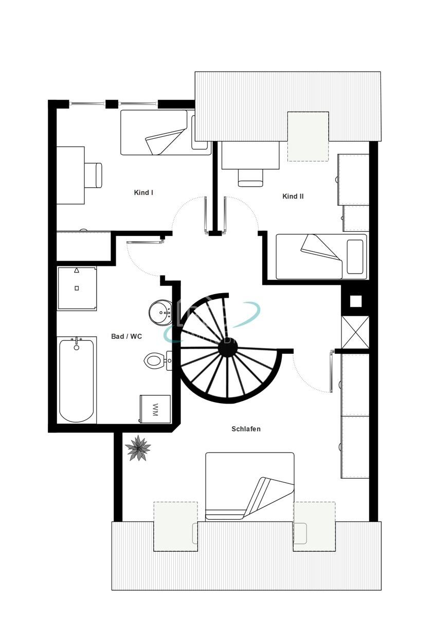 Grundriss Dachgeschoss