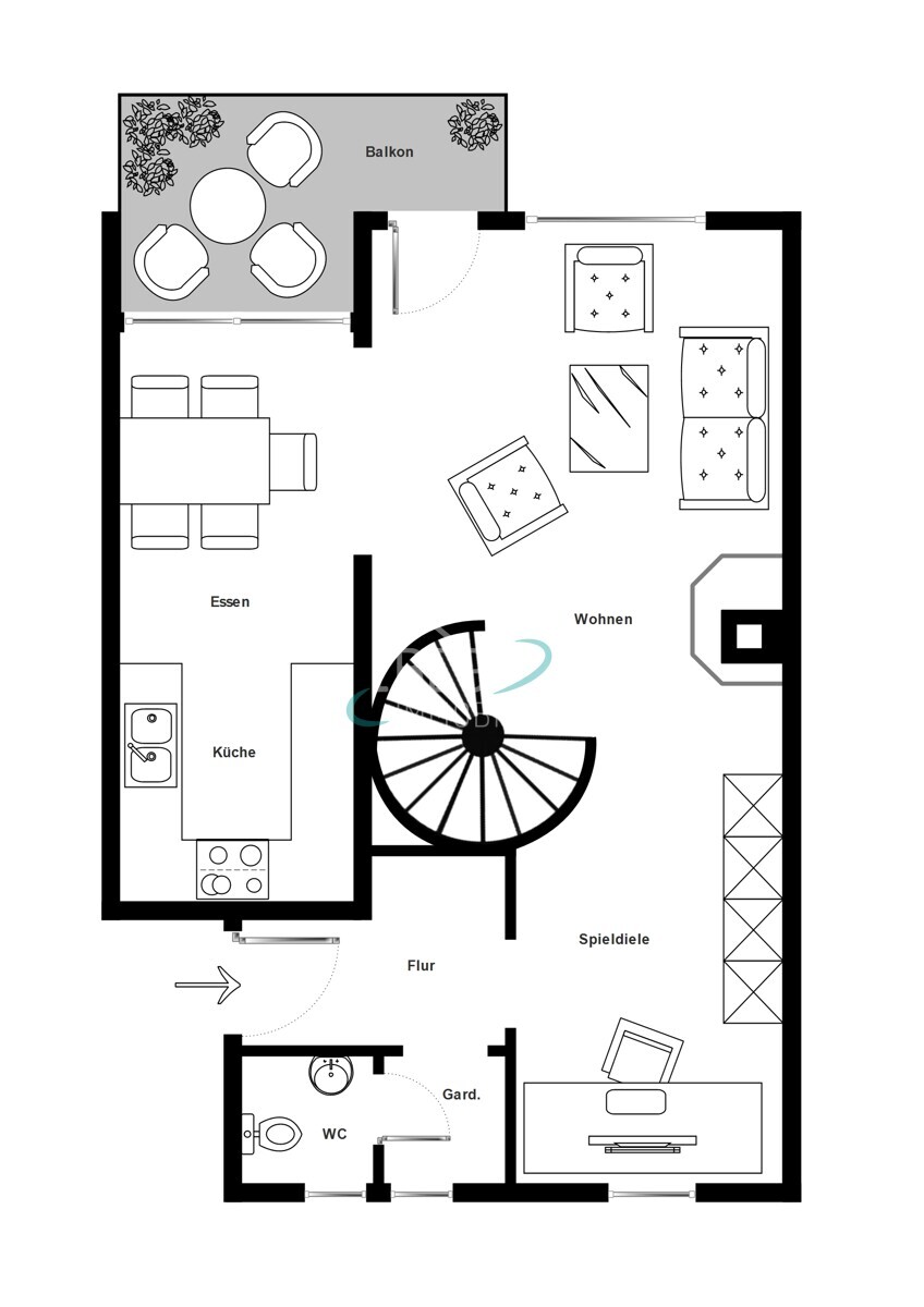 Grundriss Obergeschoss