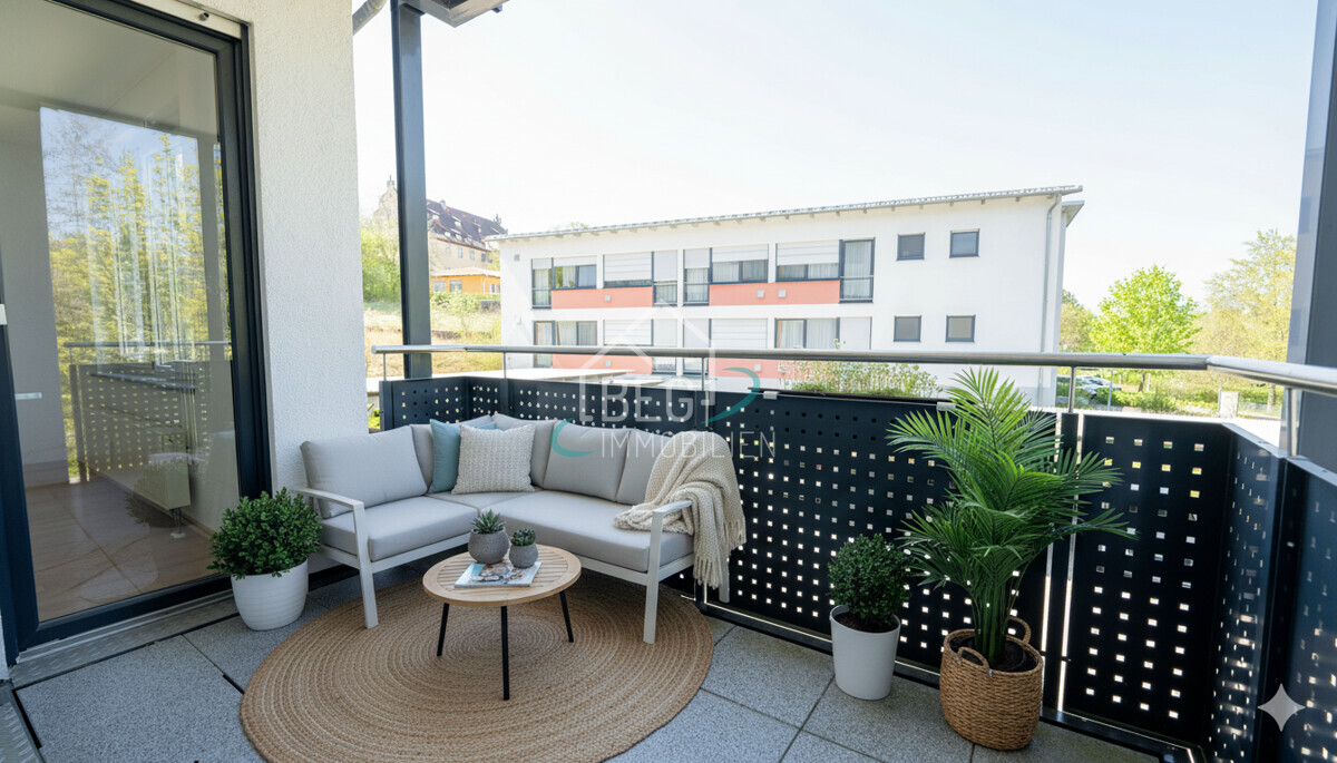 Balkon mit KI