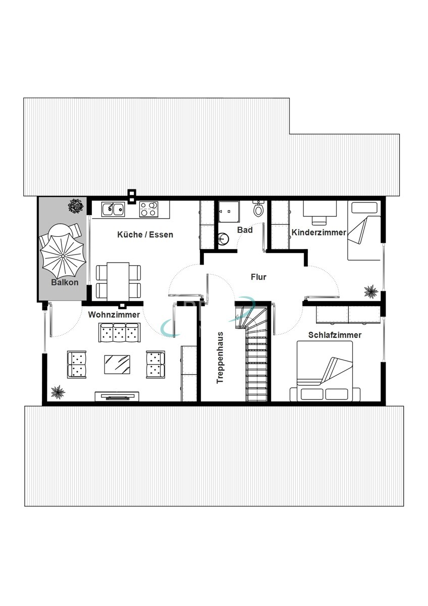 Grundriss Dachgeschoss