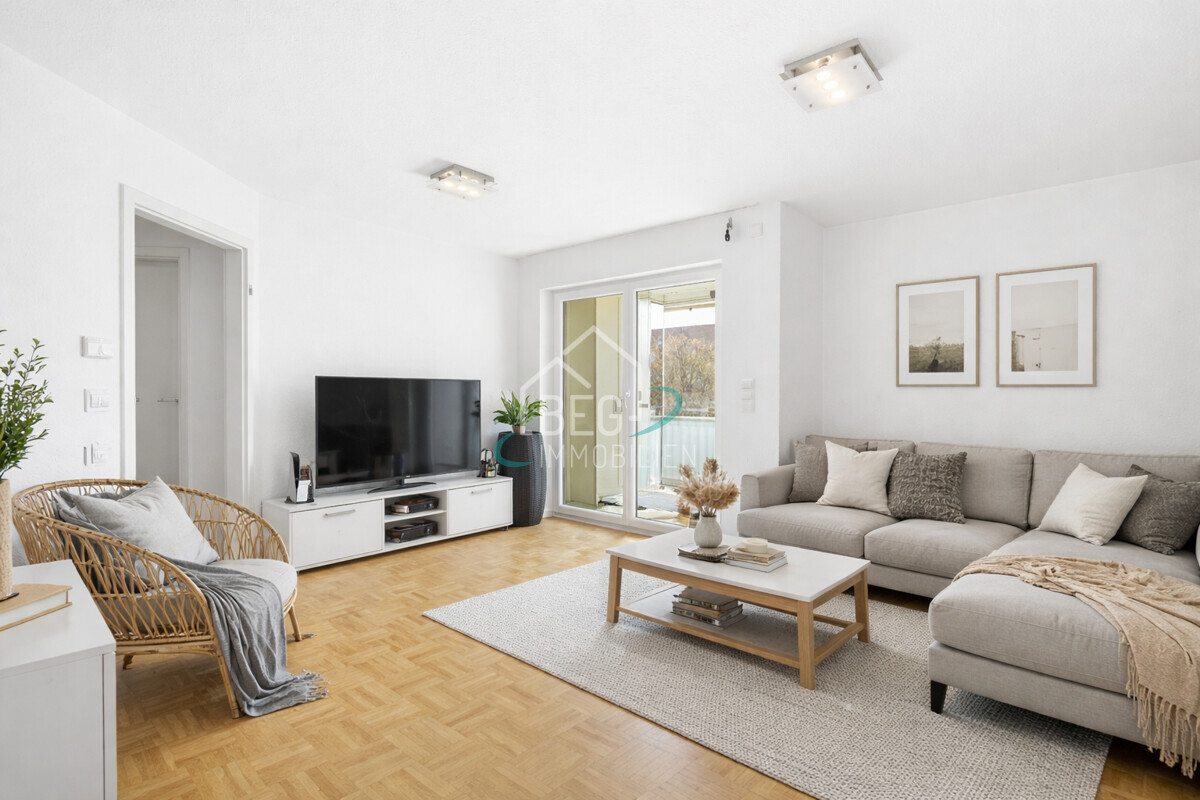 virtuell bearbeitetes Wohnzimmer