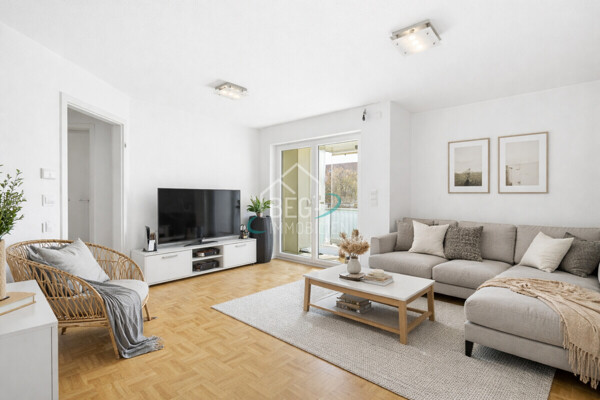 virtuell bearbeitetes Wohnzimmer