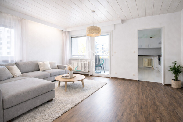 virtuell bearbeitetes Wohnzimmer