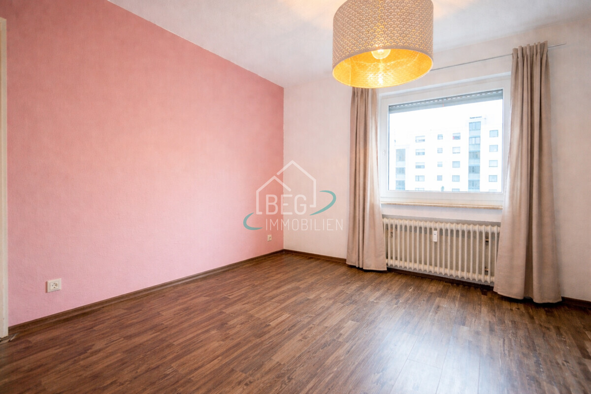 virtuell bearbeitetes Schlafzimmer