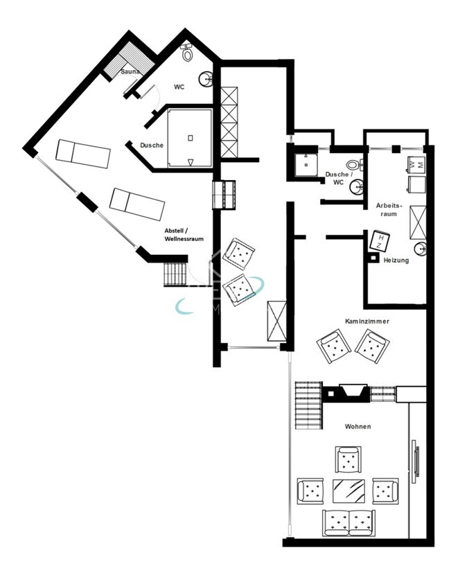 Grundriss Untergeschoss