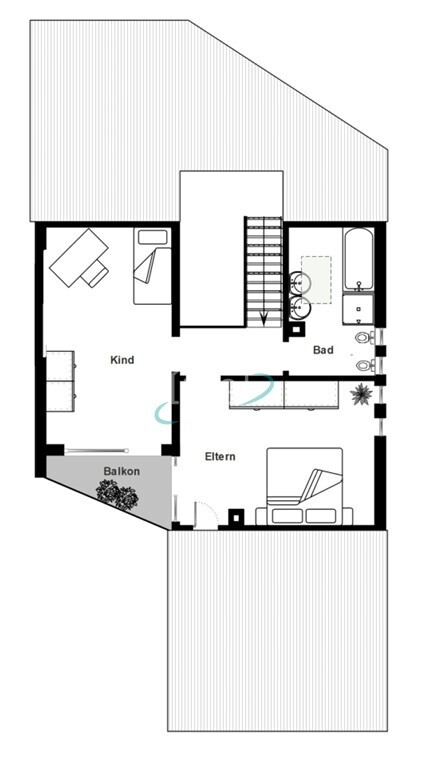 Grundriss Dachgeschoss