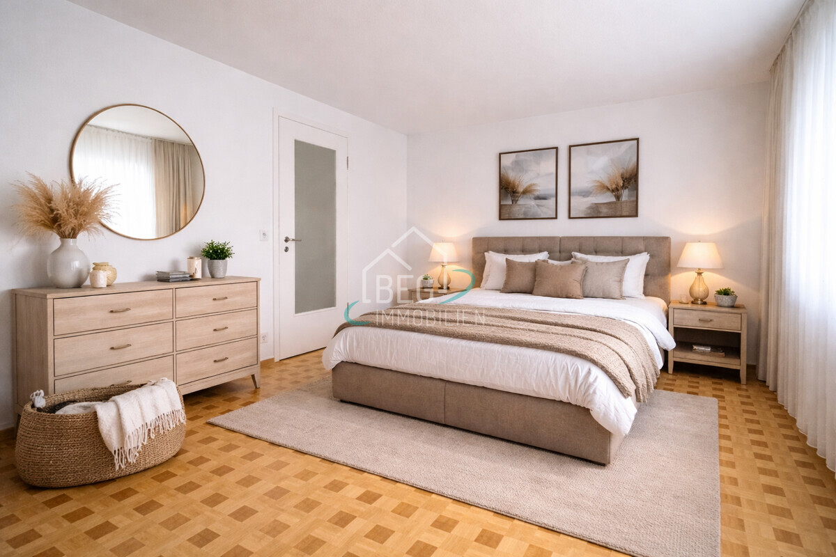 Schlafzimmer visualisiert 1. OG