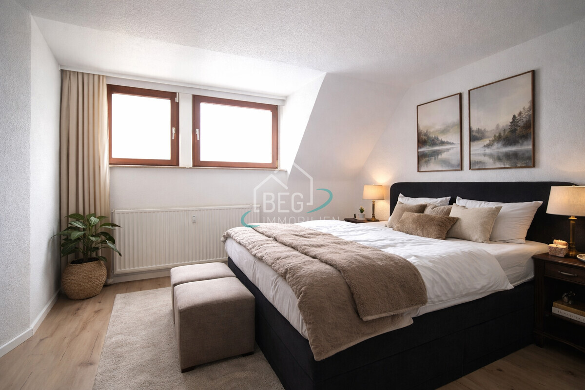 Schlafzimmer visualisiert DG