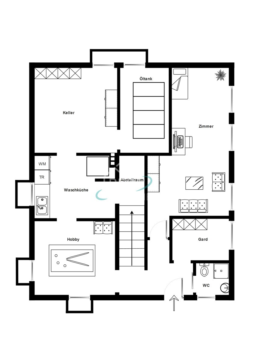 Grundriss Untergeschoss