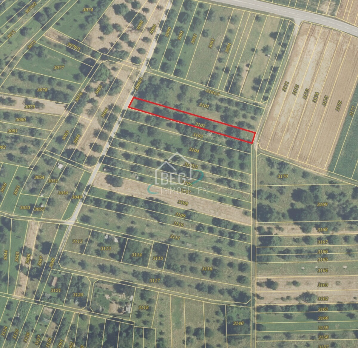 Flurstück 3102