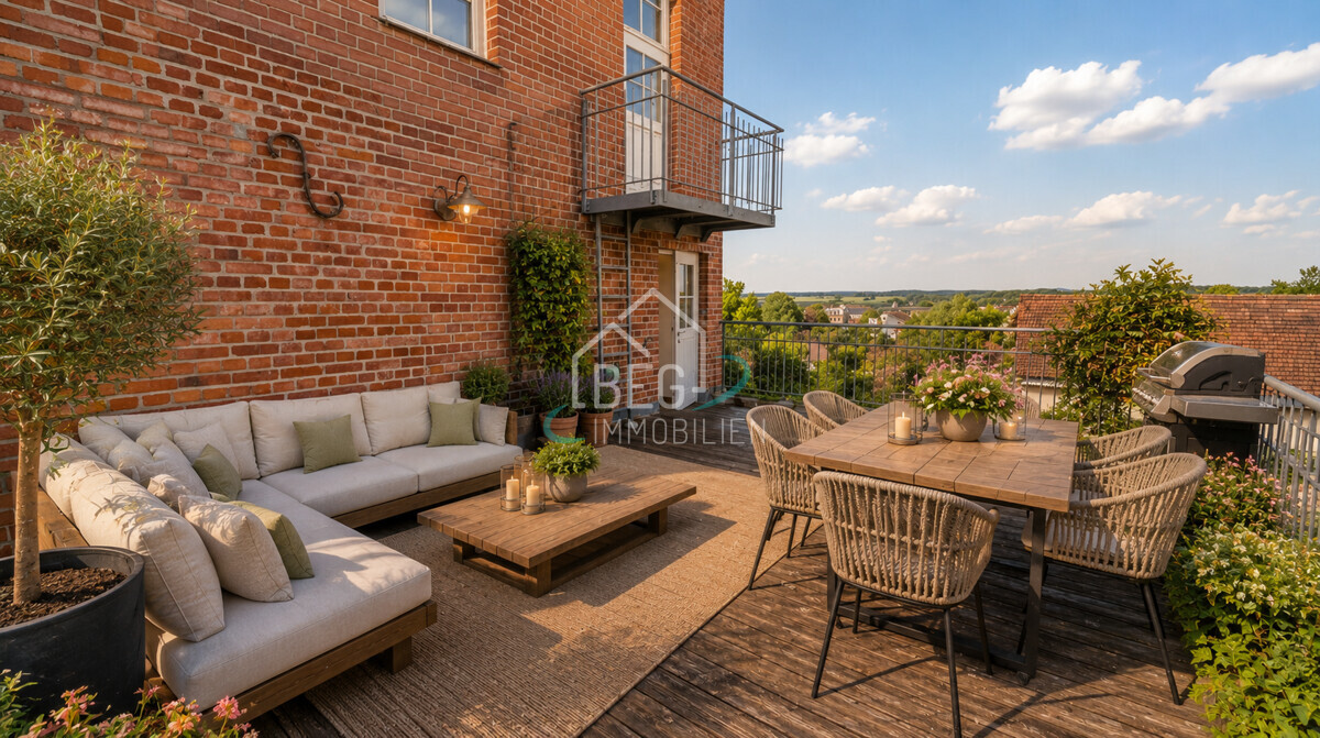 Dachterrasse mit KI