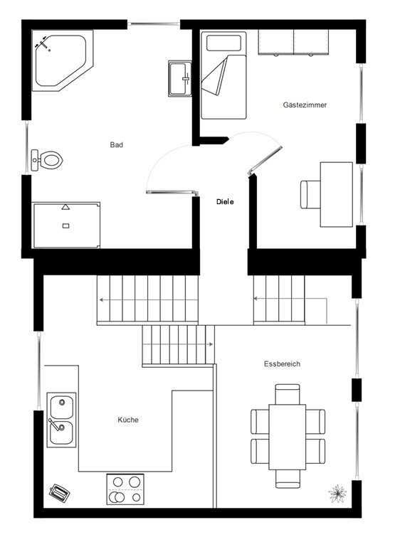 Grundriss Zwischengeschoss