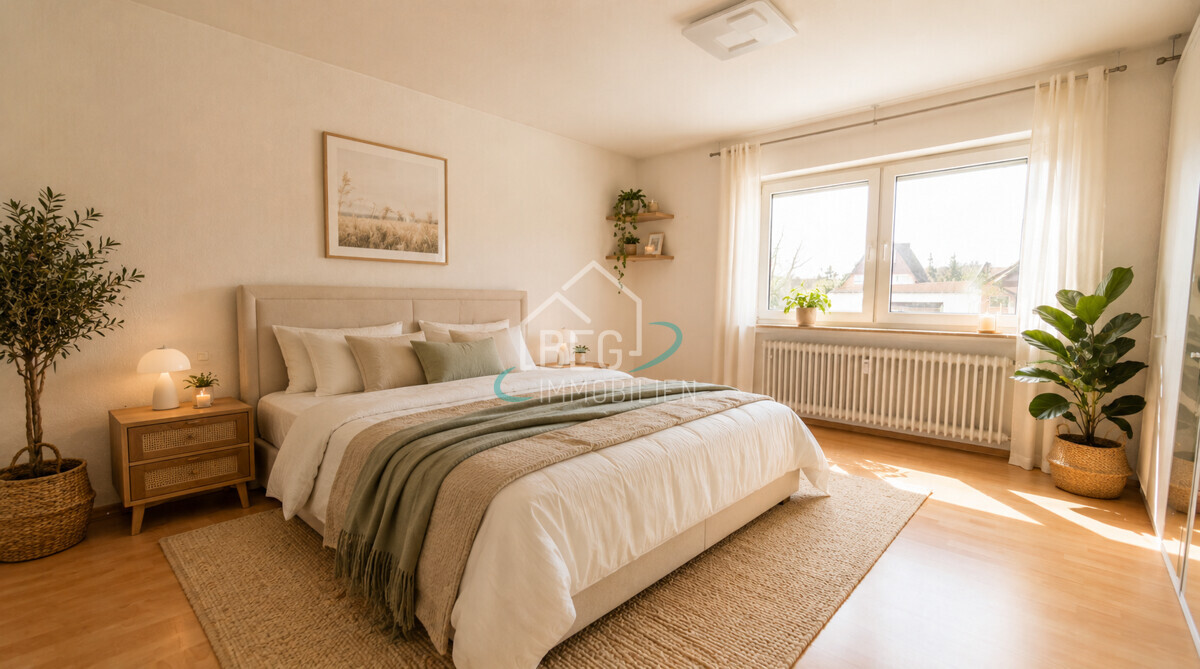 Schlafzimmer mit KI