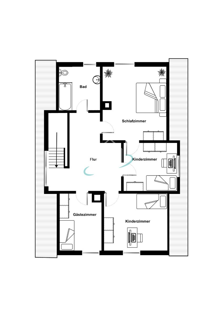 Grundriss Dachgeschoss