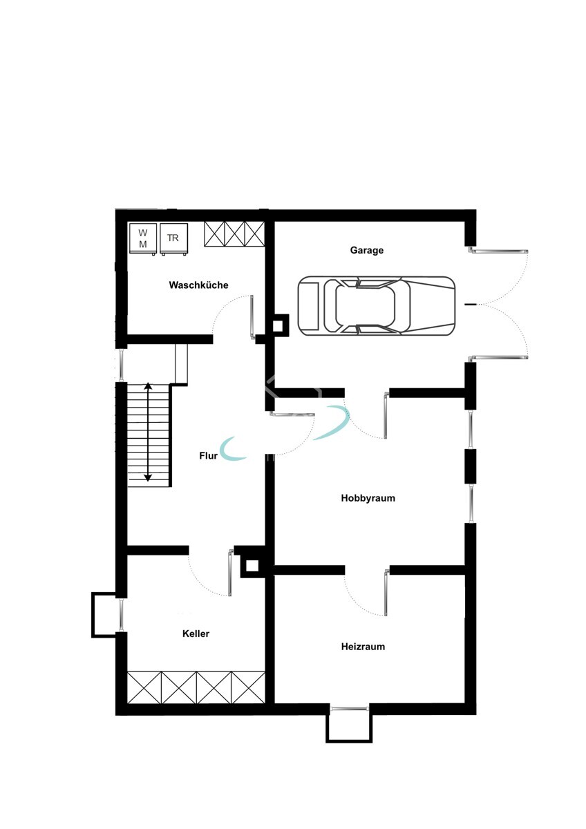 Grundriss Untergeschoss