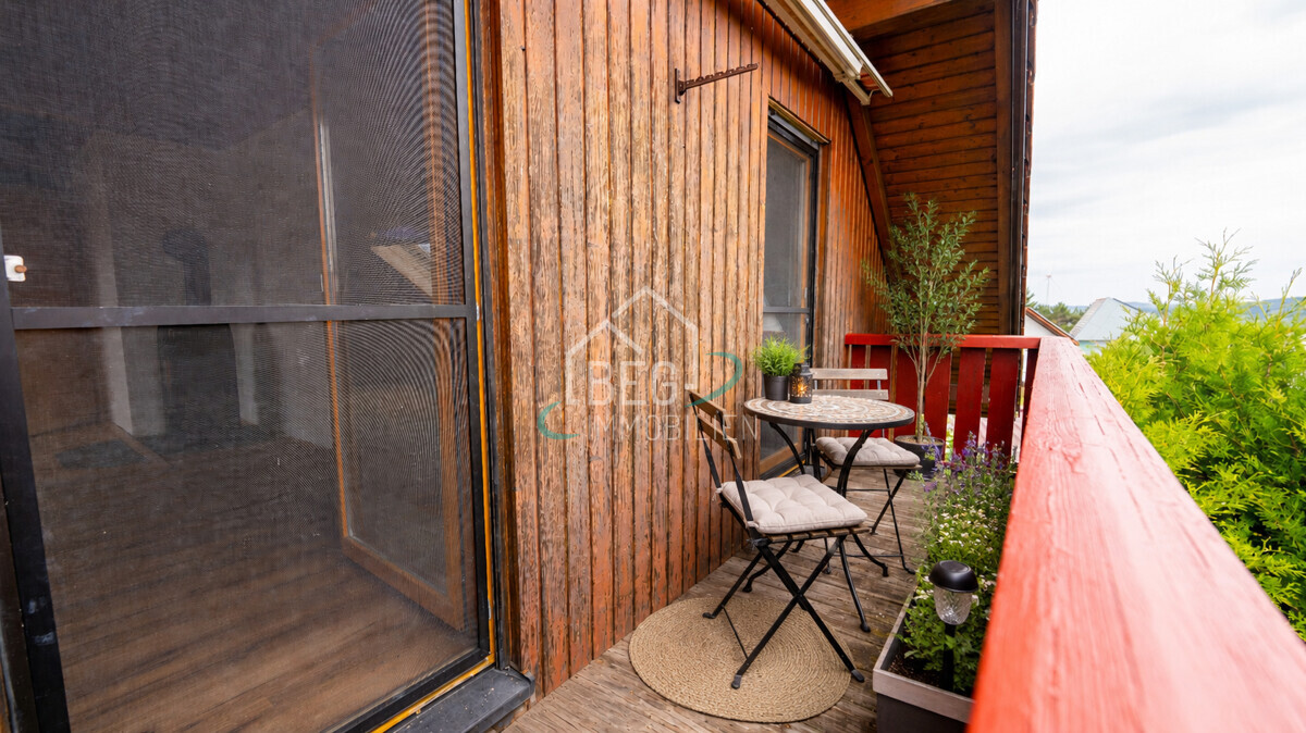 Balkon mit KI
