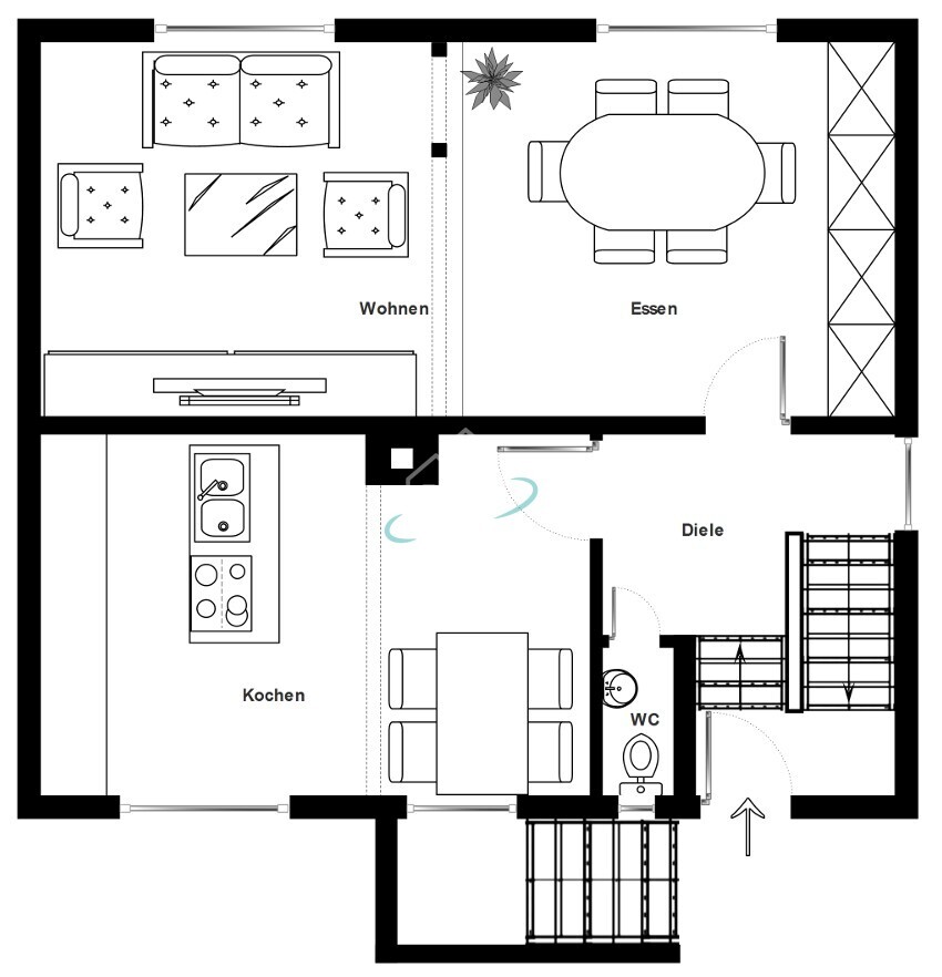 Grundriss Erdgeschoss