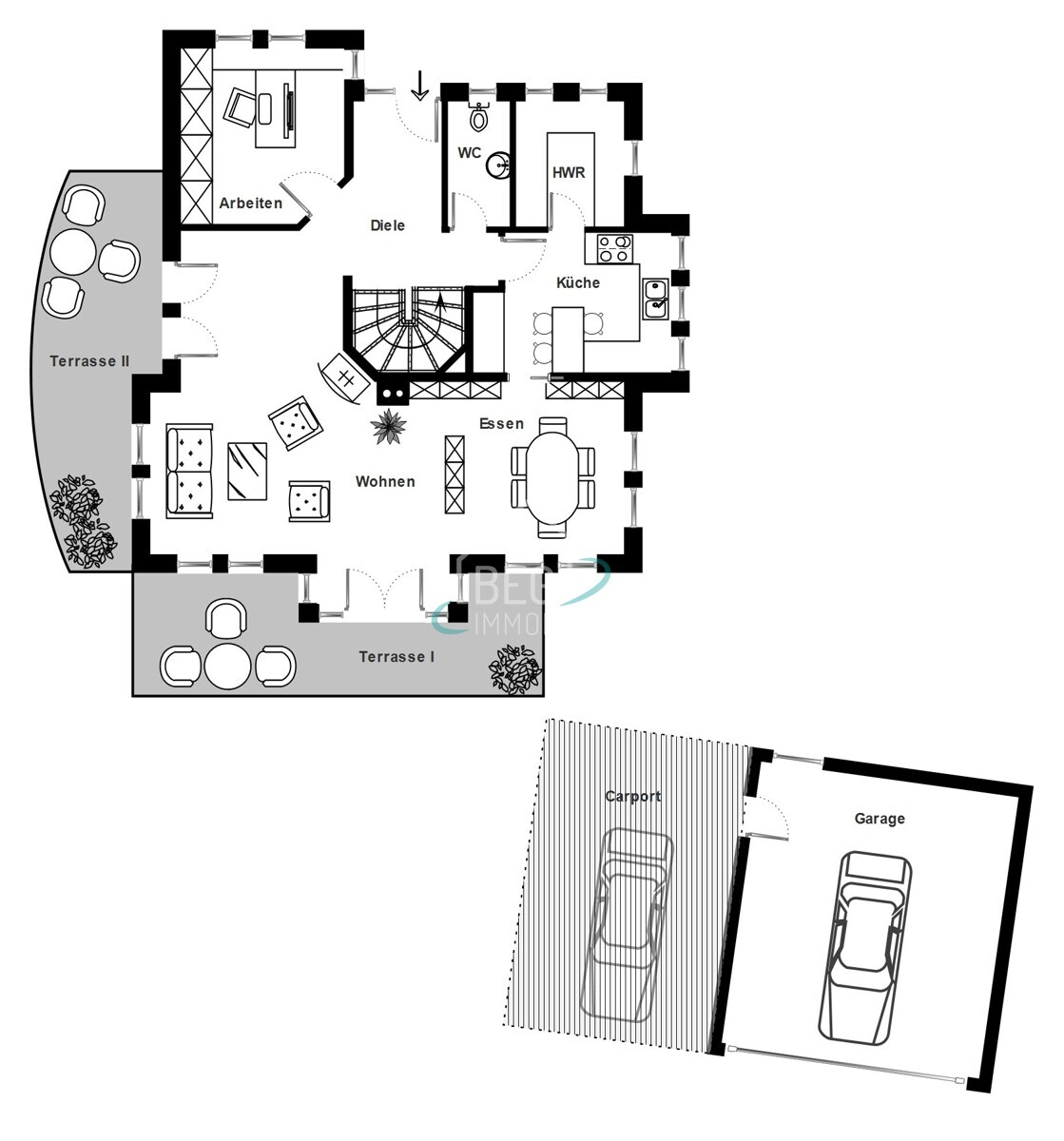Grundriss Erdgeschoss