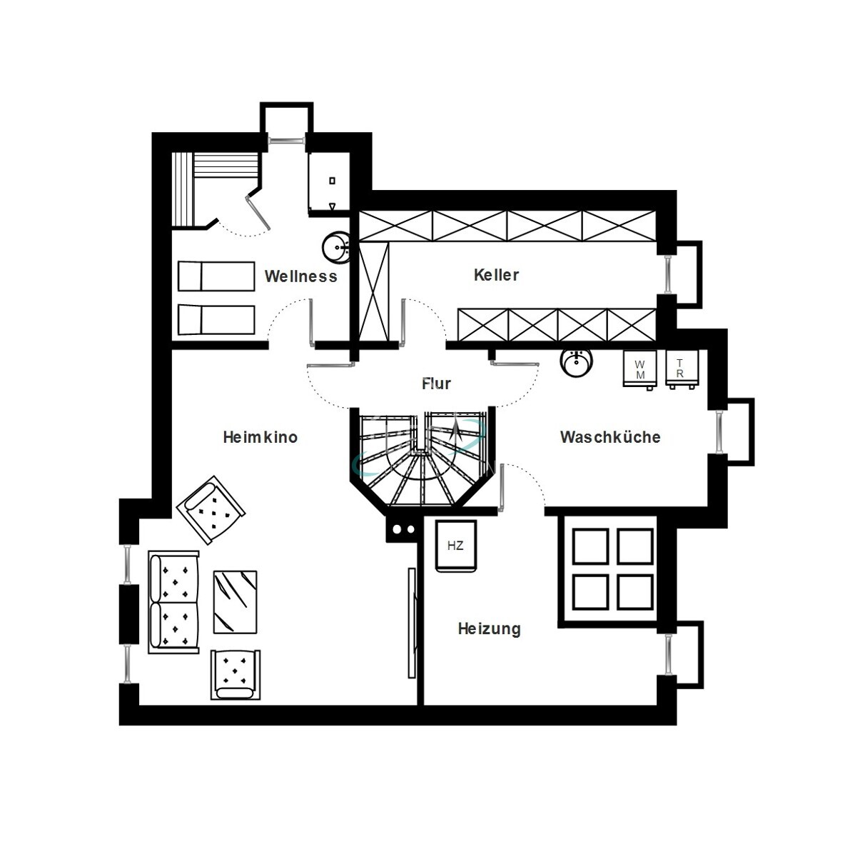 Grundriss Kellergeschoss
