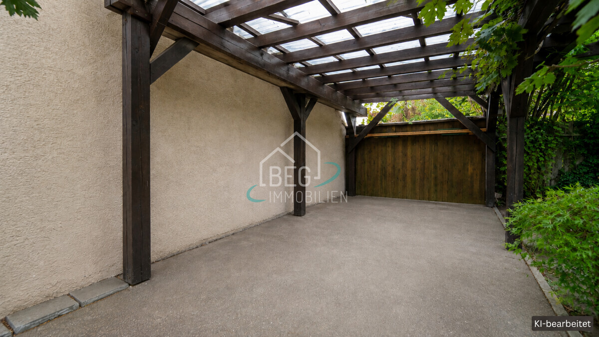 virtuell bearbeiteter Carport