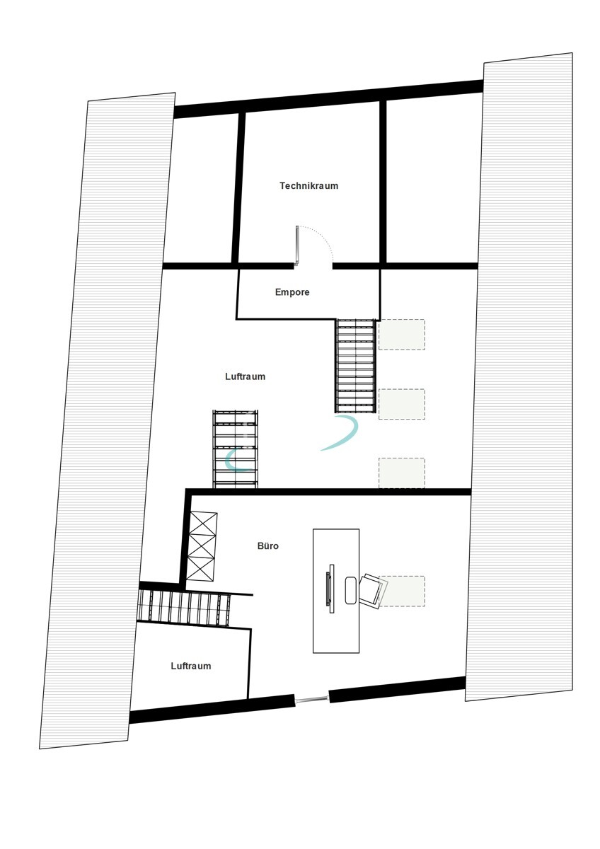 Gewerbe Grundriss DG