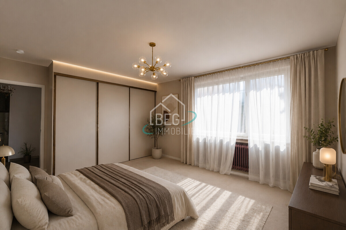 Schlafzimmer virtuell bearbeitet