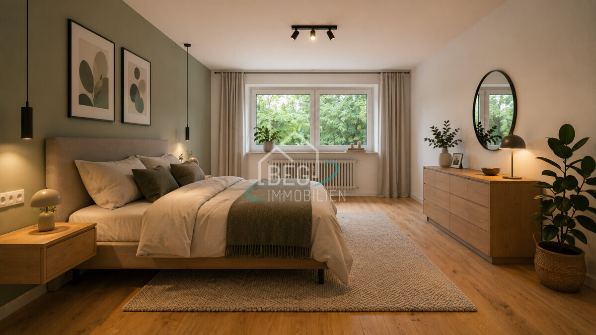 Schlafzimmer virtuell