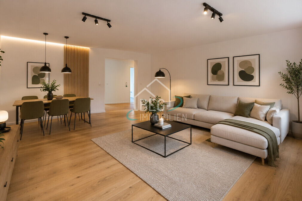 Wohn- Esszimmer virtuell