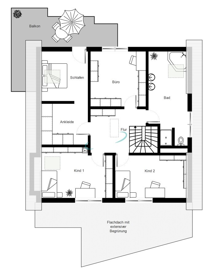 Grundriss Dachgeschoss
