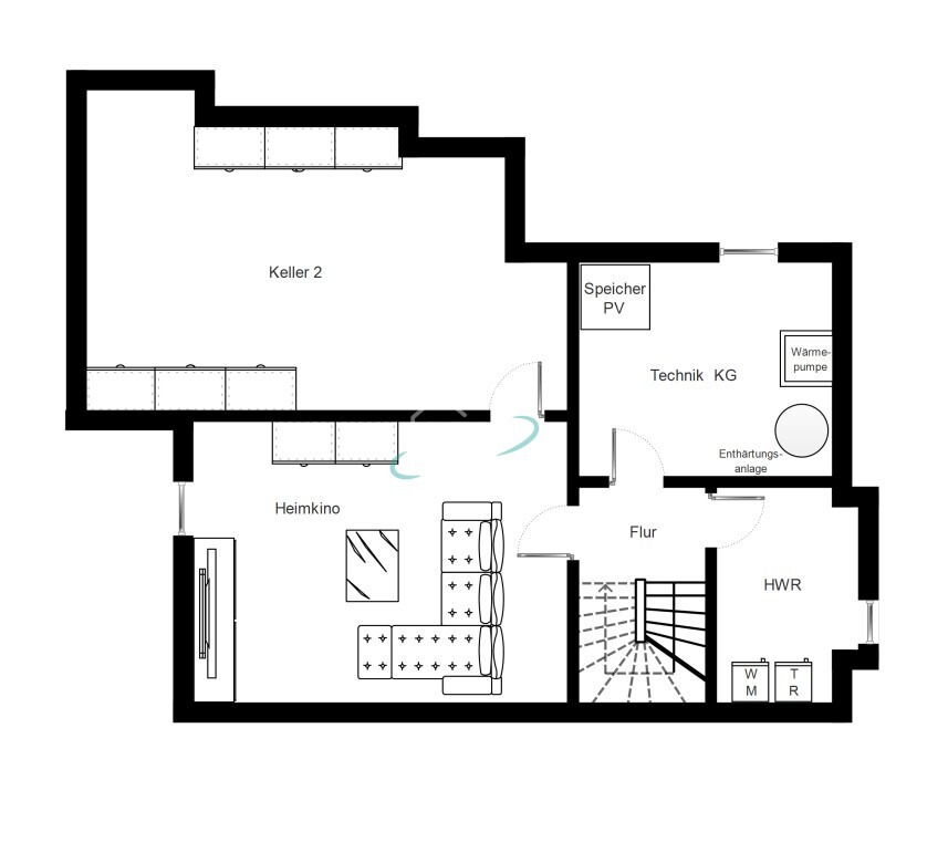 Grundriss Kellergeschoss