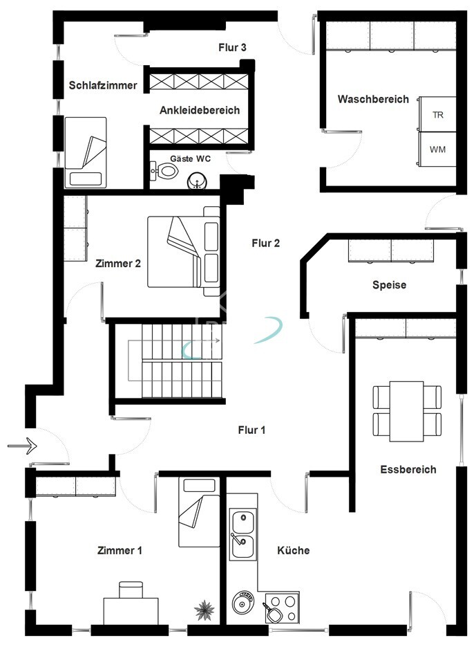 Grundriss Erdgeschoss