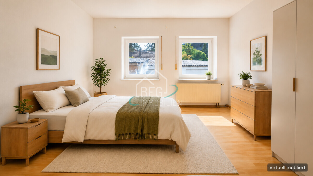 Schlafzimmer Virtuell möbliert